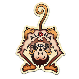 Aloha Monkey Sticker
