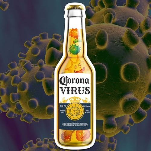 Corona Virus Sticker