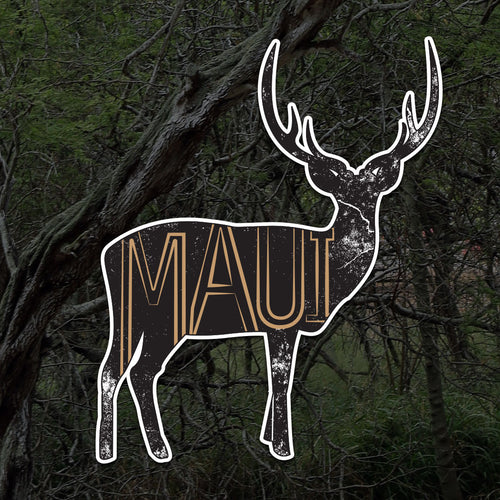 Maui Deer Sticker