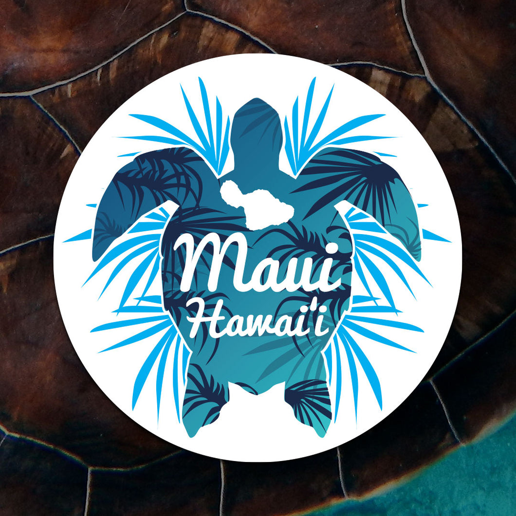 Maui Turtle Sticker