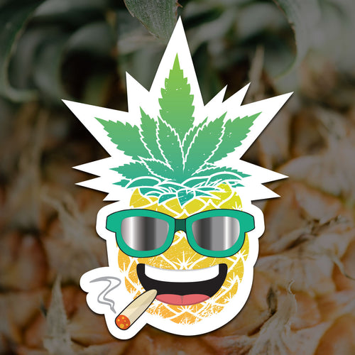 Maui Wowie Pineapple Sticker